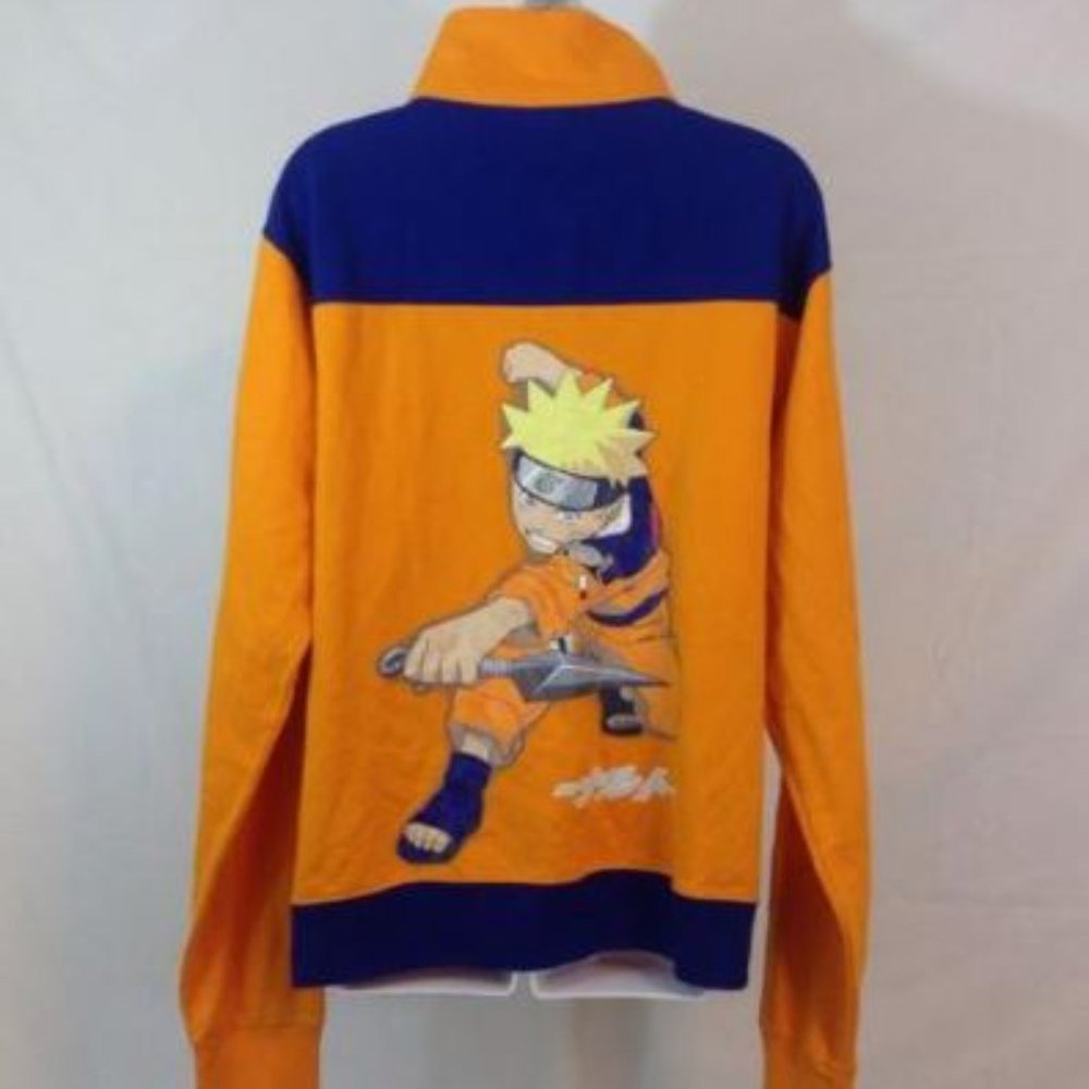 Naruto Shippuden Orange Jacket Y2K Cosplay SHONEN JUMP NWT VINTAGE 2002 Rare